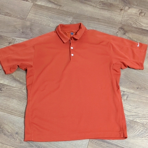 Nike Other - Nike Golf Orange Nike sphere dry shirt Men Medium